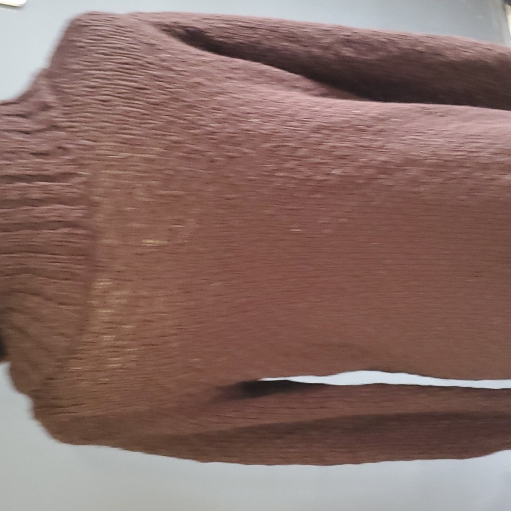 Jones ny women''s brown cowl neck  sweater size M - Picture 7 of 14